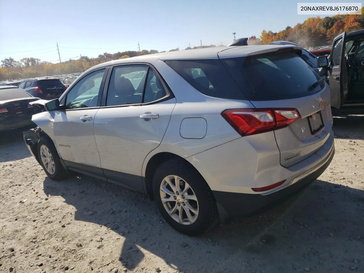 2018 Chevrolet Equinox Ls VIN: 2GNAXREV8J6176870 Lot: 77070714