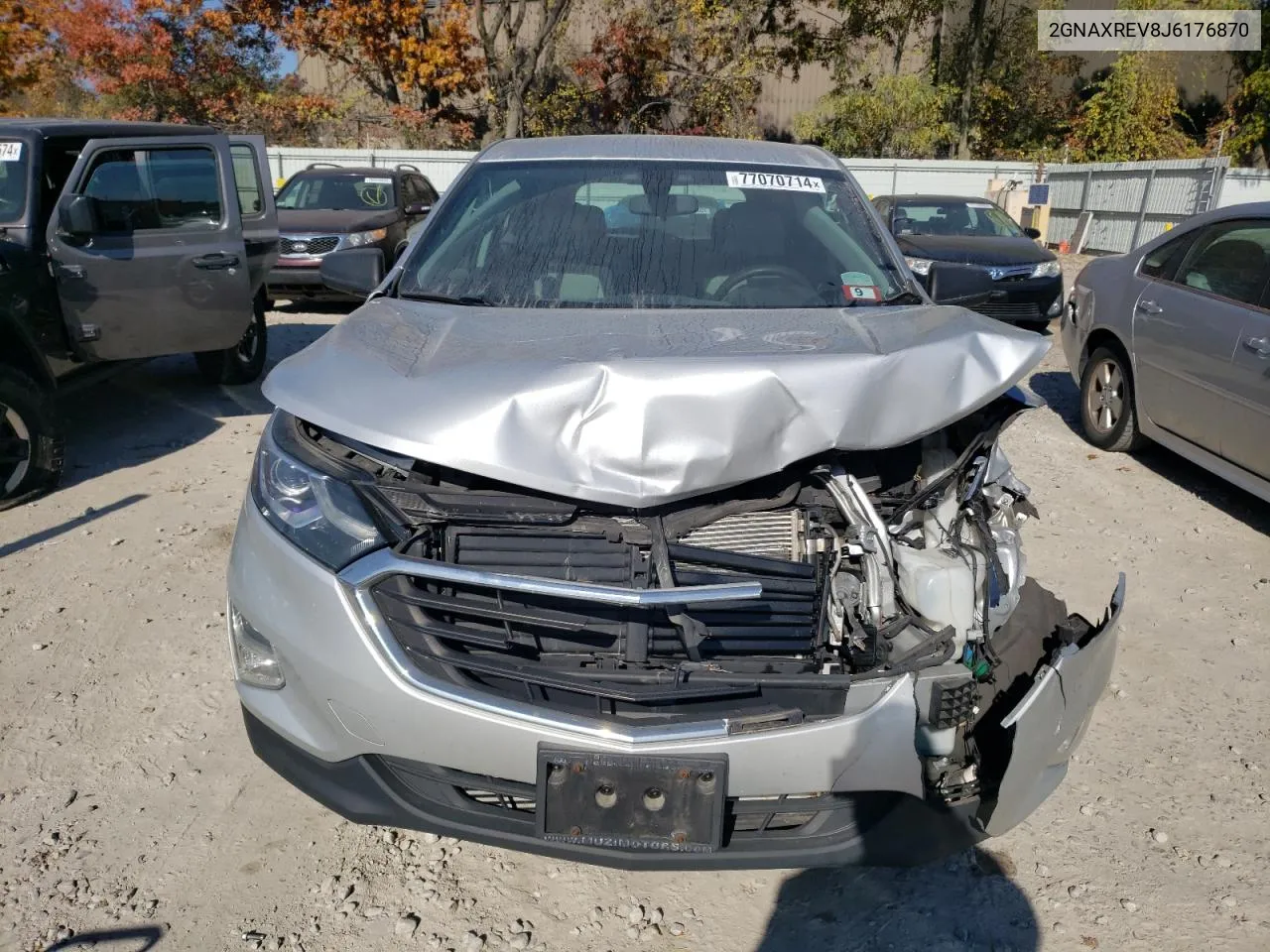 2018 Chevrolet Equinox Ls VIN: 2GNAXREV8J6176870 Lot: 77070714