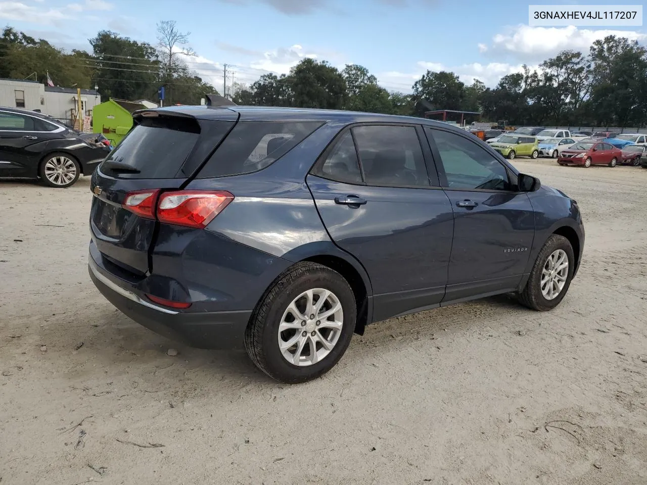 2018 Chevrolet Equinox Ls VIN: 3GNAXHEV4JL117207 Lot: 77097844