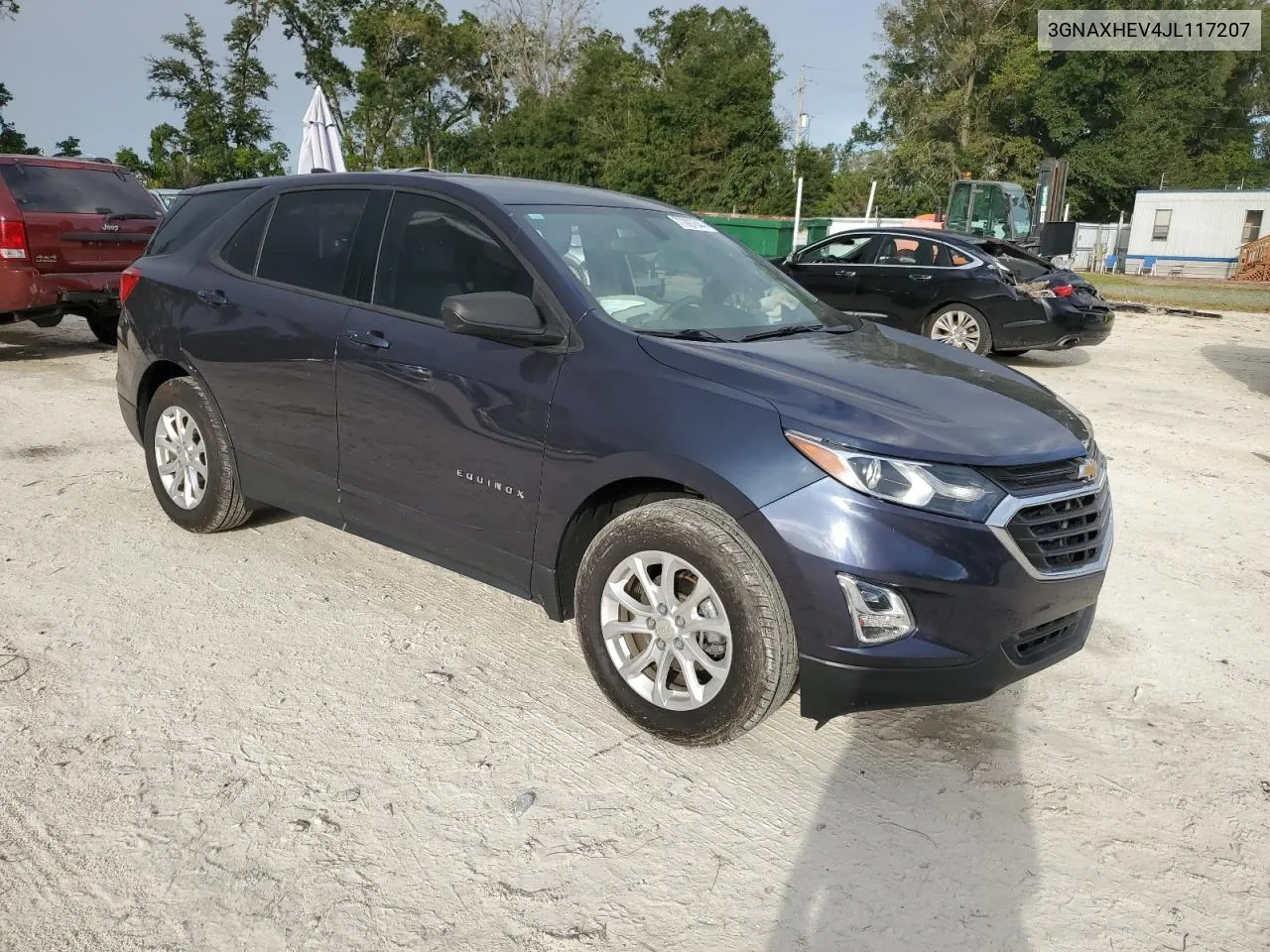 2018 Chevrolet Equinox Ls VIN: 3GNAXHEV4JL117207 Lot: 77097844