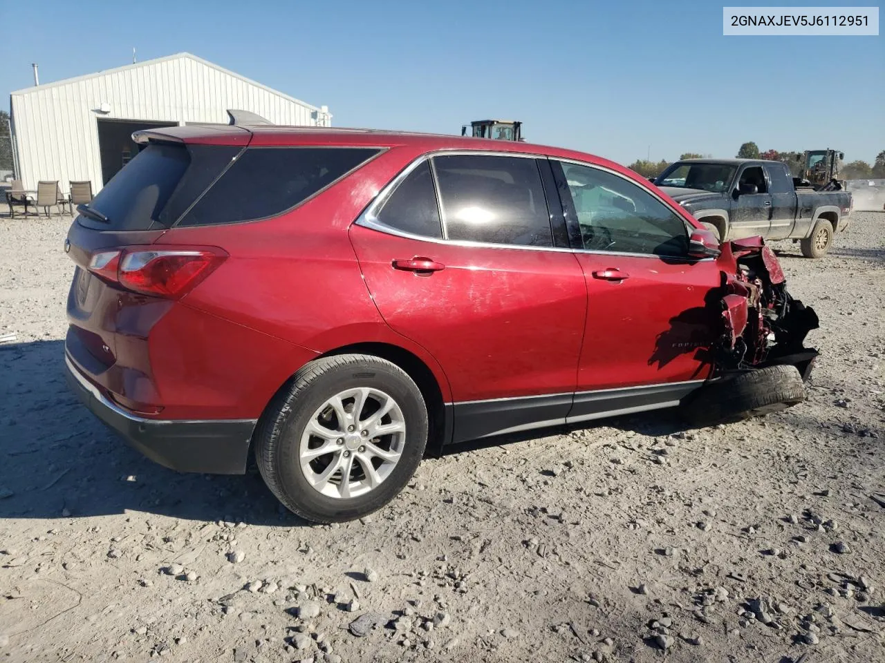 2018 Chevrolet Equinox Lt VIN: 2GNAXJEV5J6112951 Lot: 77123864