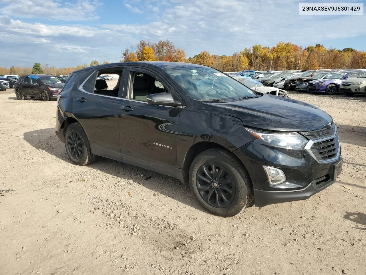 2018 Chevrolet Equinox Lt VIN: 2GNAXSEV9J6301429 Lot: 77138294