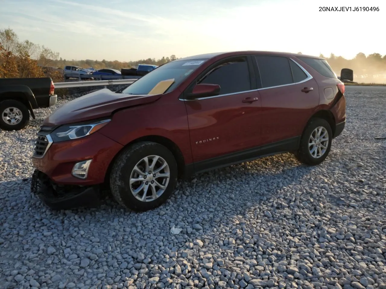 2018 Chevrolet Equinox Lt VIN: 2GNAXJEV1J6190496 Lot: 77140044