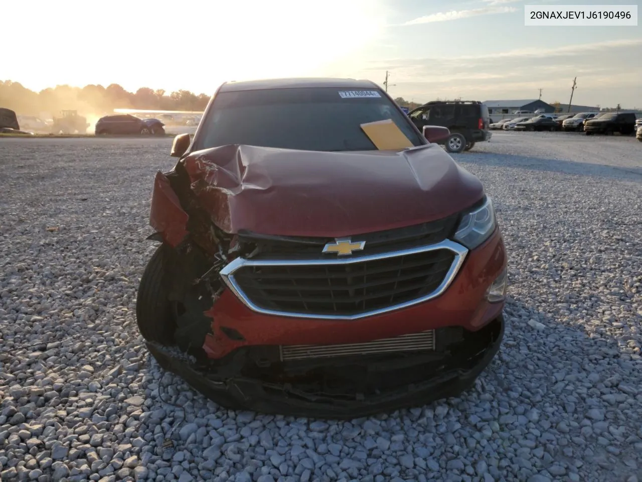 2018 Chevrolet Equinox Lt VIN: 2GNAXJEV1J6190496 Lot: 77140044