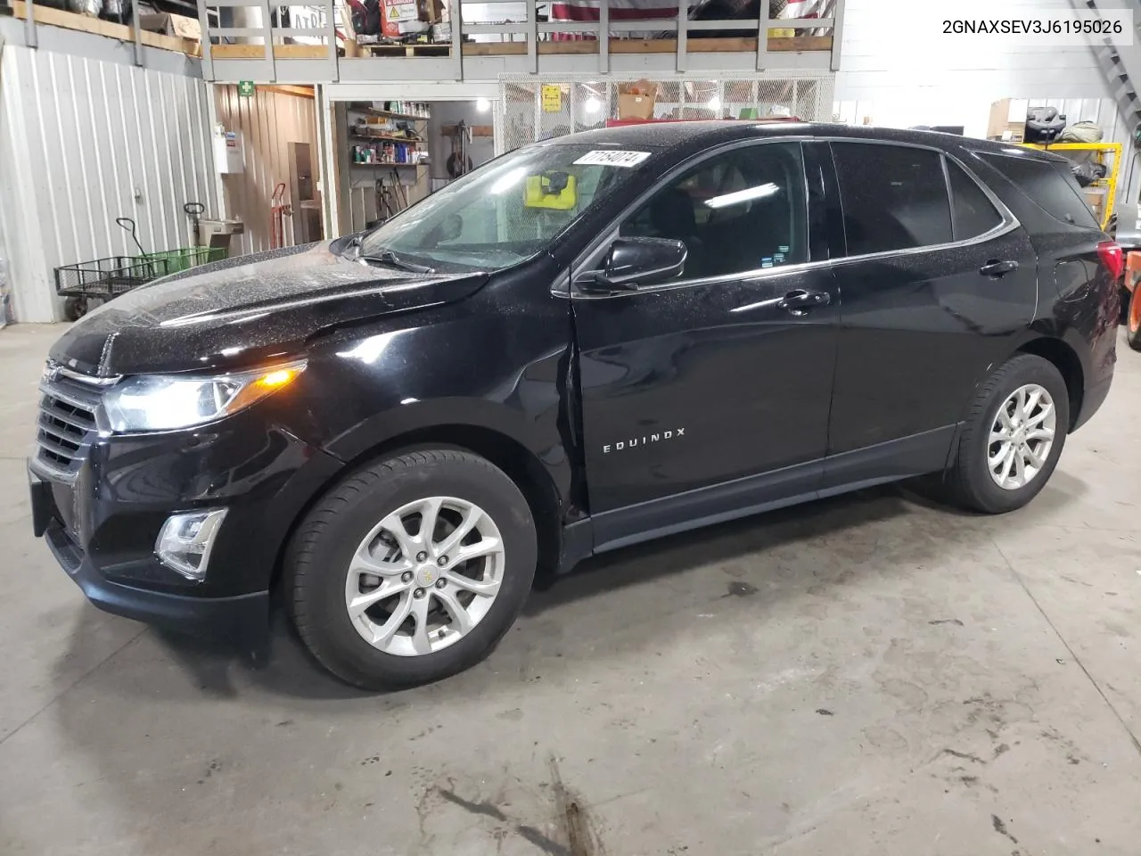 2018 Chevrolet Equinox Lt VIN: 2GNAXSEV3J6195026 Lot: 77154074