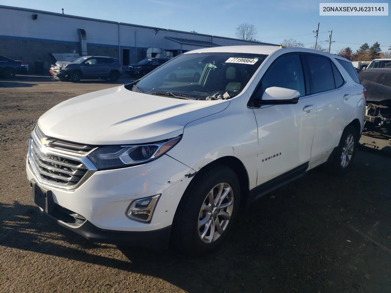 2GNAXSEV9J6231141 2018 Chevrolet Equinox Lt