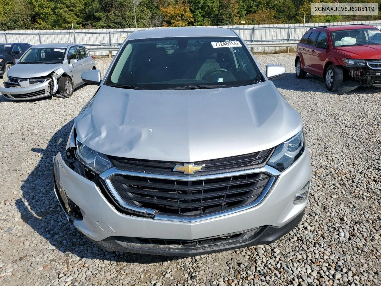 2018 Chevrolet Equinox Lt VIN: 2GNAXJEV8J6285119 Lot: 77248914