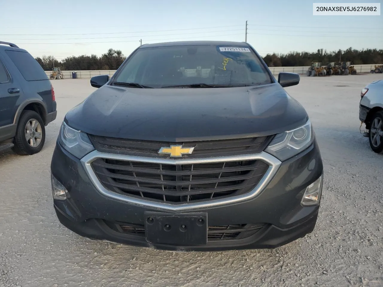 2018 Chevrolet Equinox Lt VIN: 2GNAXSEV5J6276982 Lot: 77251174