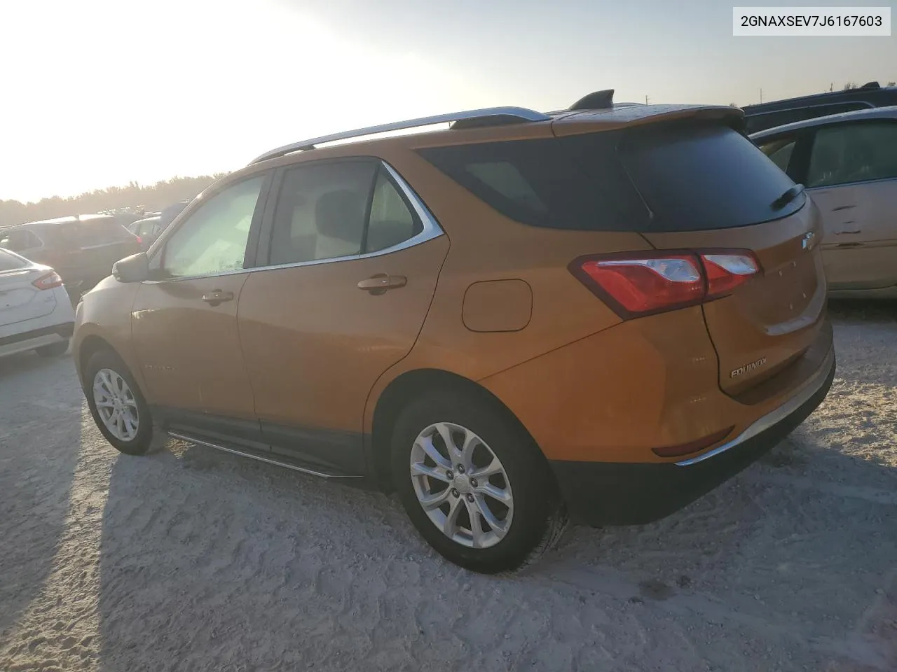 2018 Chevrolet Equinox Lt VIN: 2GNAXSEV7J6167603 Lot: 77255724