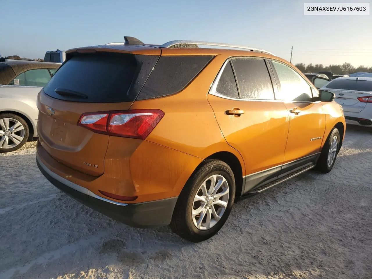 2018 Chevrolet Equinox Lt VIN: 2GNAXSEV7J6167603 Lot: 77255724