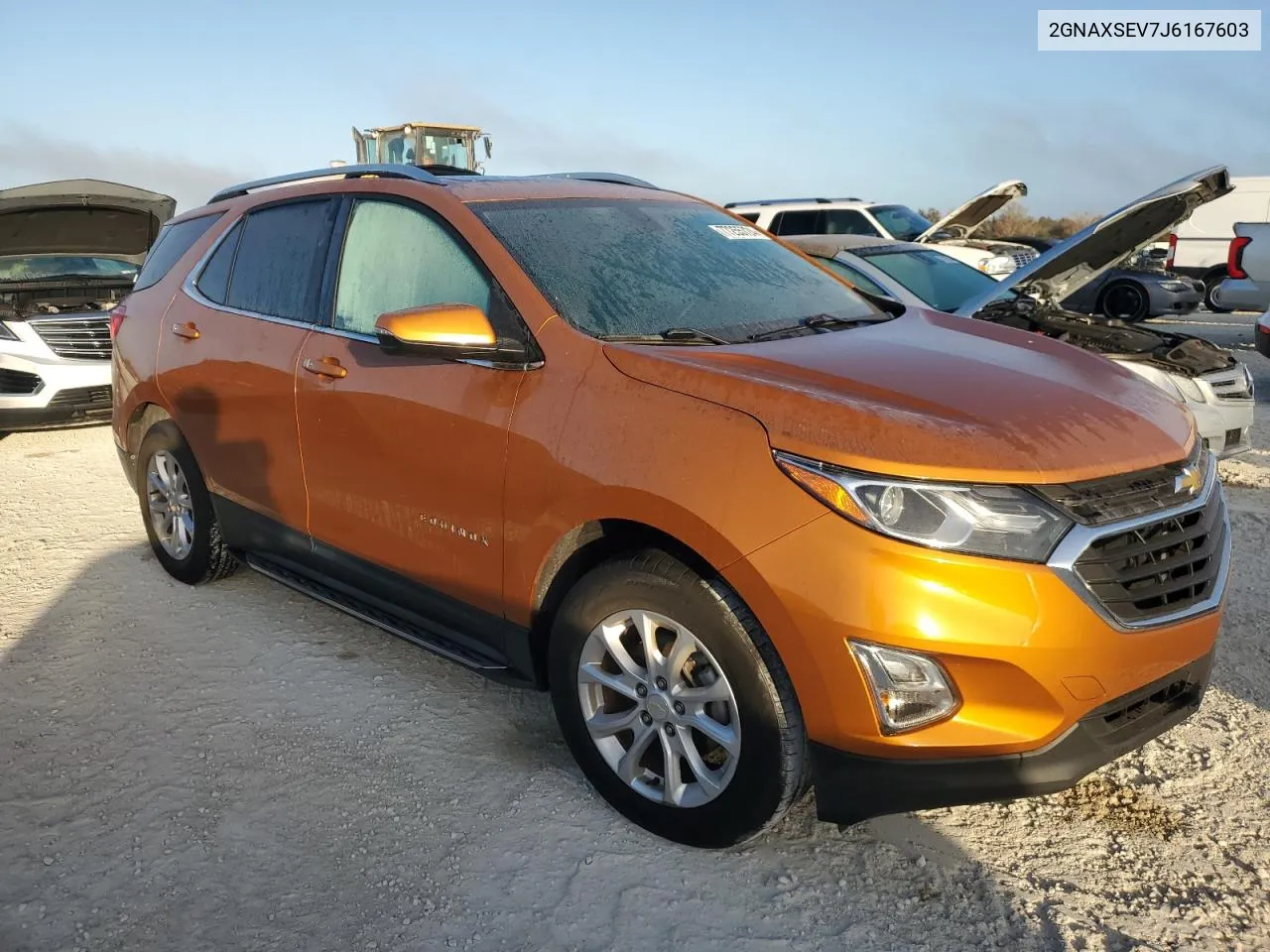 2018 Chevrolet Equinox Lt VIN: 2GNAXSEV7J6167603 Lot: 77255724