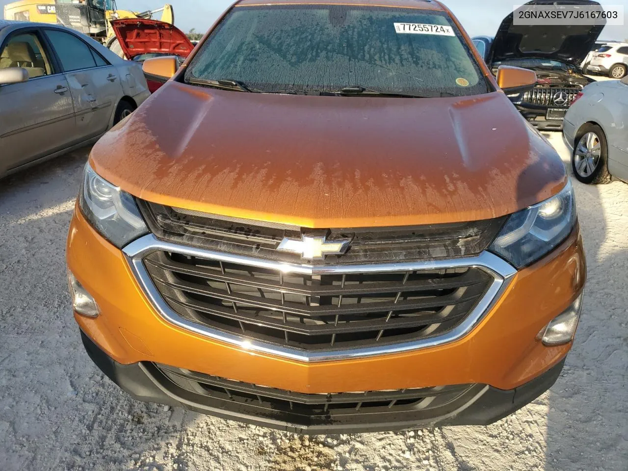 2018 Chevrolet Equinox Lt VIN: 2GNAXSEV7J6167603 Lot: 77255724