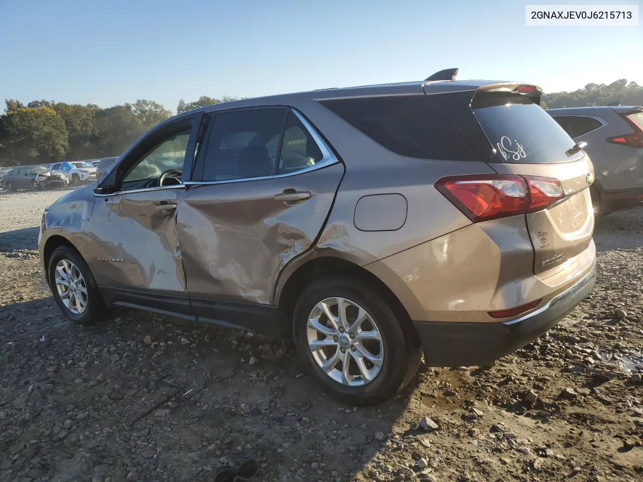 2018 Chevrolet Equinox Lt VIN: 2GNAXJEV0J6215713 Lot: 77316674