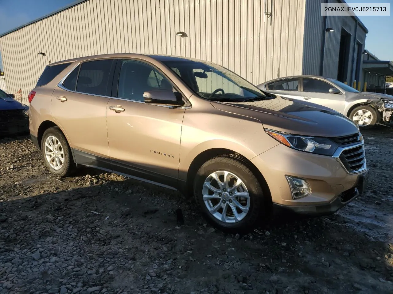 2018 Chevrolet Equinox Lt VIN: 2GNAXJEV0J6215713 Lot: 77316674