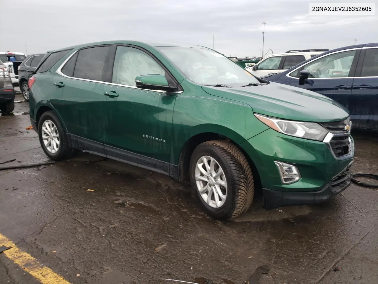 2018 Chevrolet Equinox Lt VIN: 2GNAXJEV2J6352605 Lot: 77329034