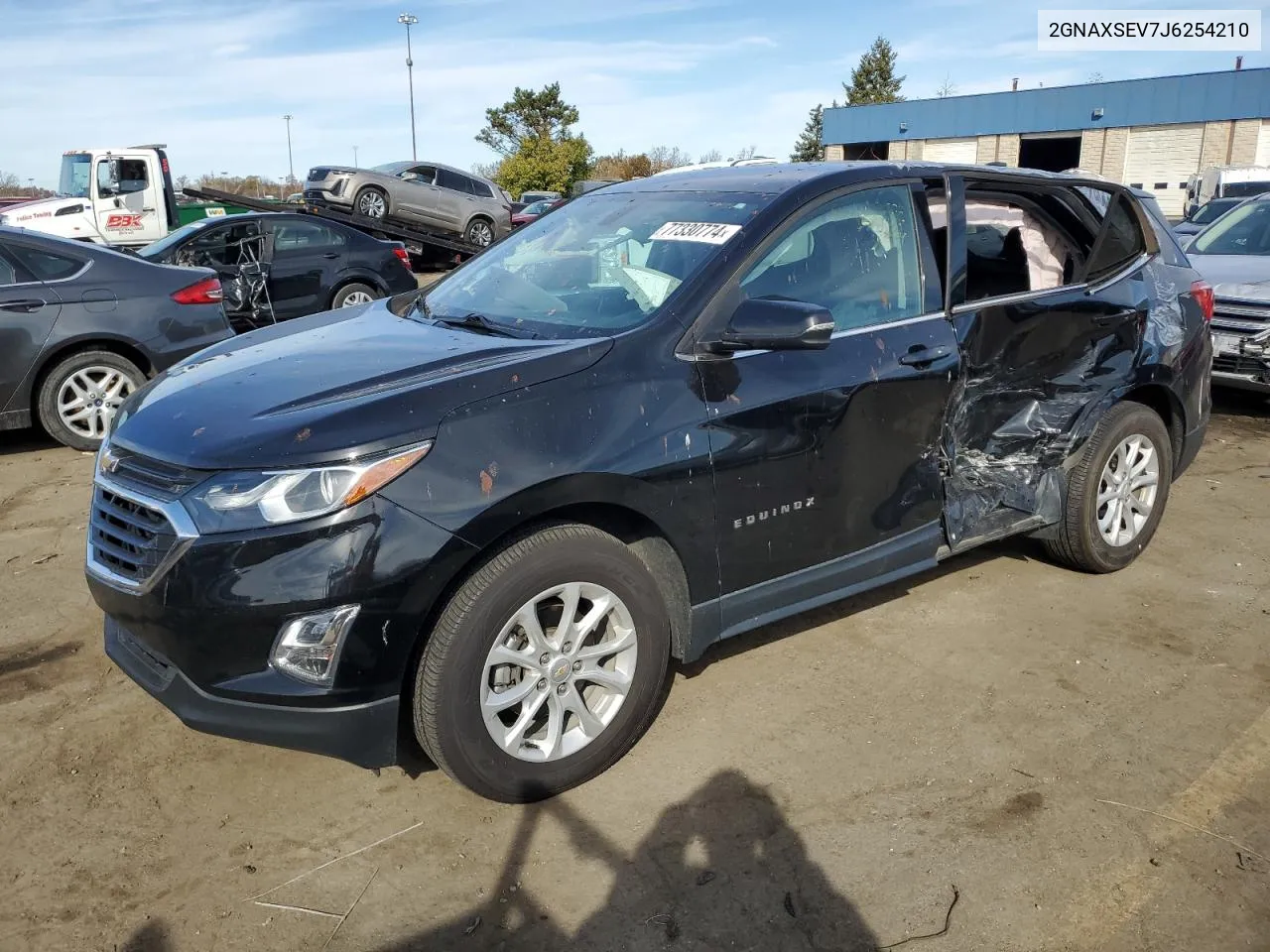 2018 Chevrolet Equinox Lt VIN: 2GNAXSEV7J6254210 Lot: 77330774