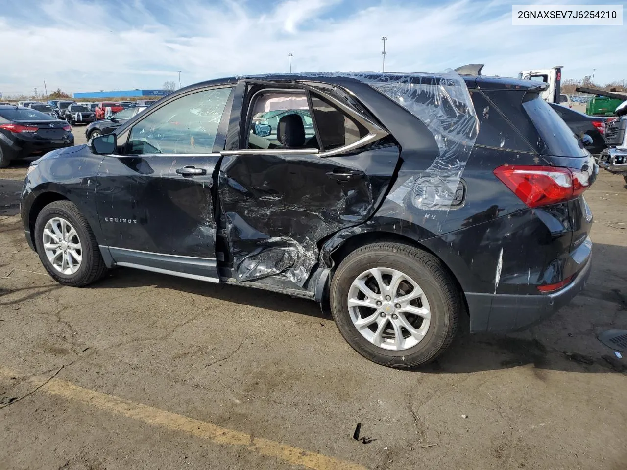 2018 Chevrolet Equinox Lt VIN: 2GNAXSEV7J6254210 Lot: 77330774