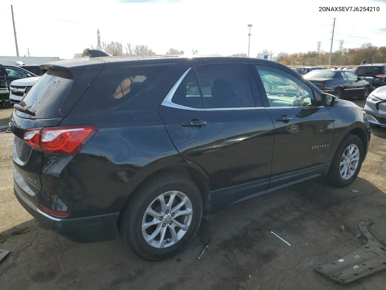 2018 Chevrolet Equinox Lt VIN: 2GNAXSEV7J6254210 Lot: 77330774