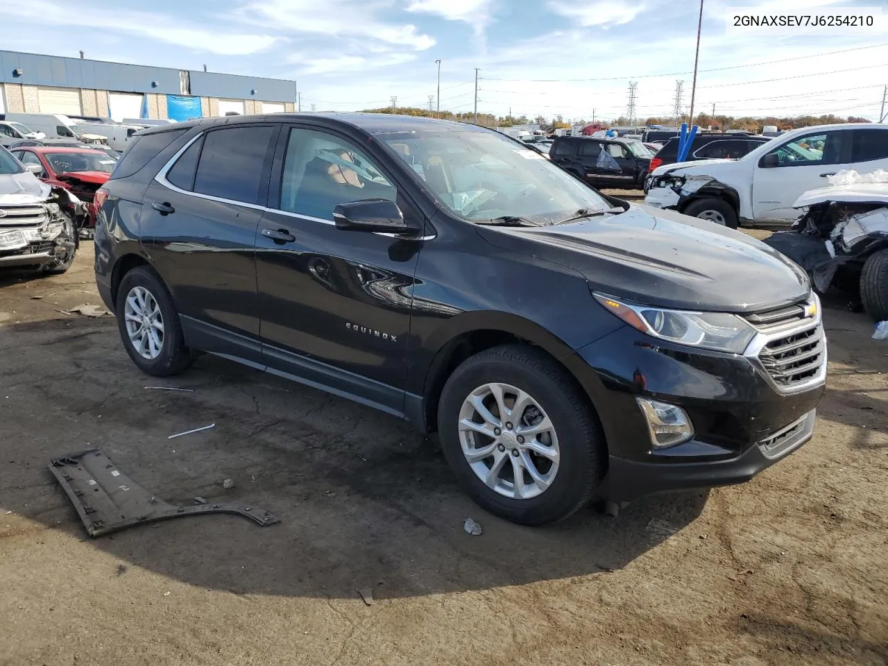 2018 Chevrolet Equinox Lt VIN: 2GNAXSEV7J6254210 Lot: 77330774