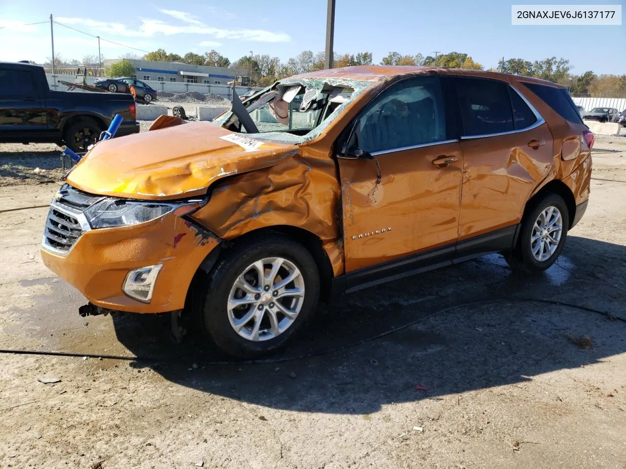 2018 Chevrolet Equinox Lt VIN: 2GNAXJEV6J6137177 Lot: 77371084