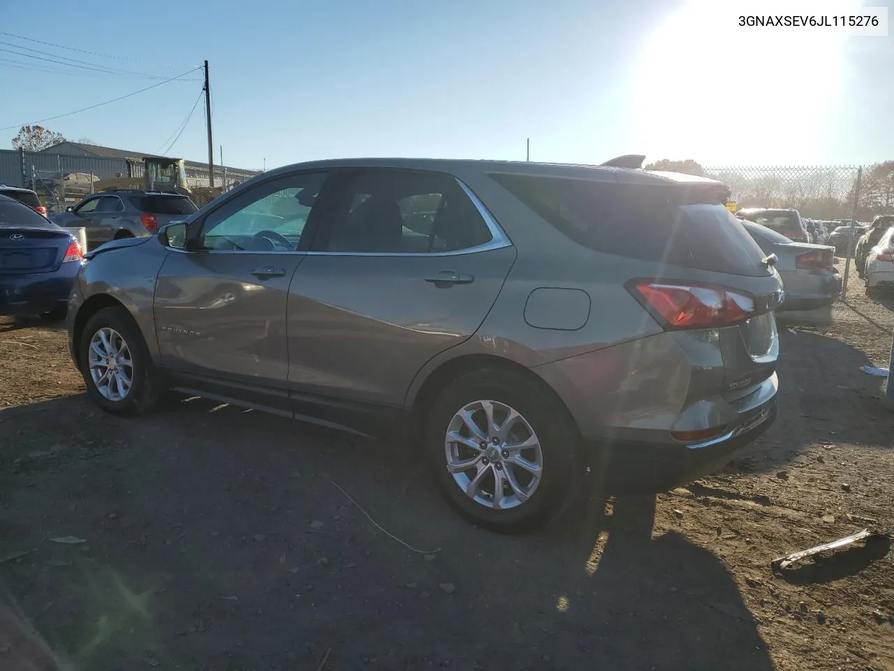 2018 Chevrolet Equinox Lt VIN: 3GNAXSEV6JL115276 Lot: 77377874