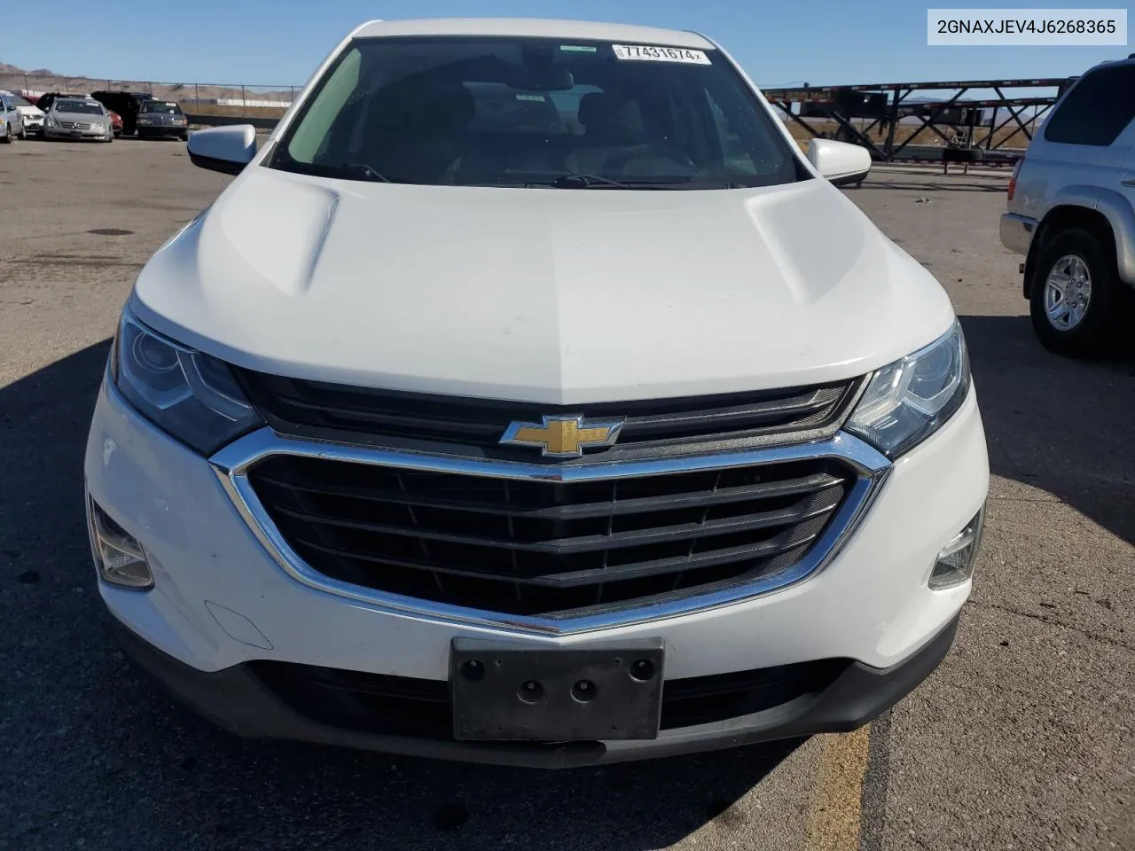 2018 Chevrolet Equinox Lt VIN: 2GNAXJEV4J6268365 Lot: 77431674