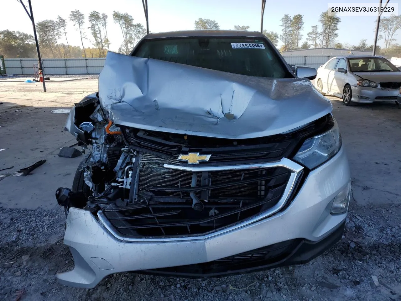 2018 Chevrolet Equinox Lt VIN: 2GNAXSEV3J6319229 Lot: 77443394