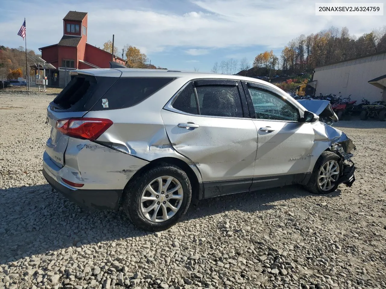 2018 Chevrolet Equinox Lt VIN: 2GNAXSEV2J6324759 Lot: 77524274