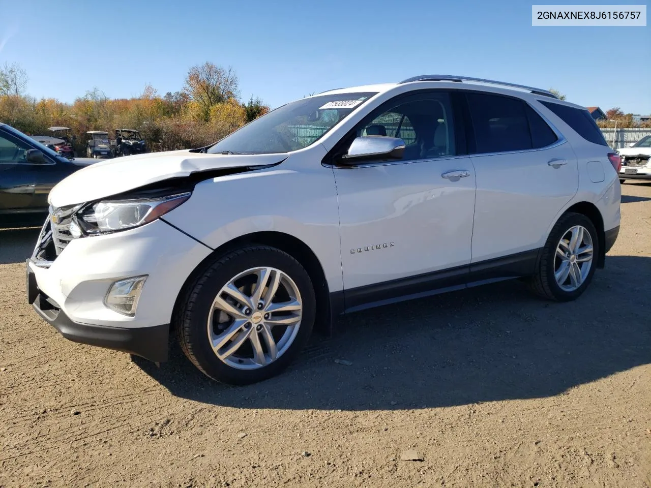 2018 Chevrolet Equinox Premier VIN: 2GNAXNEX8J6156757 Lot: 77535024