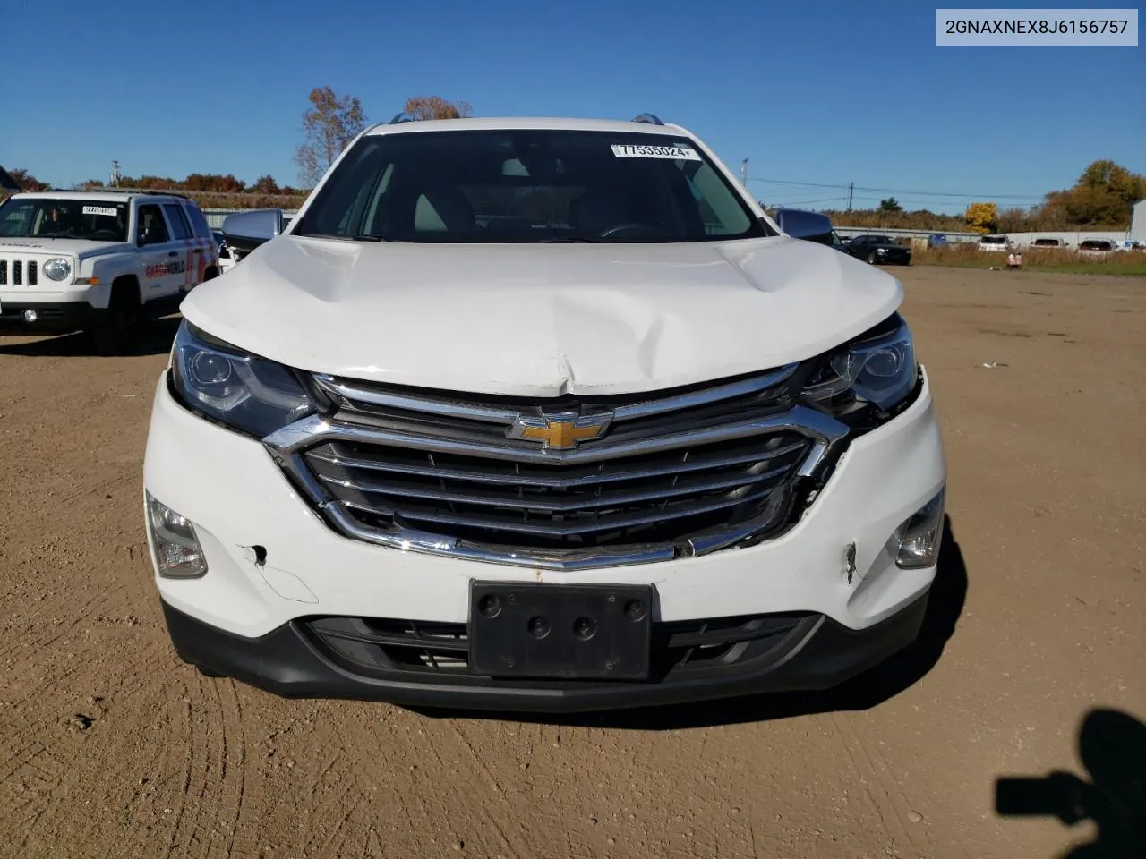 2018 Chevrolet Equinox Premier VIN: 2GNAXNEX8J6156757 Lot: 77535024