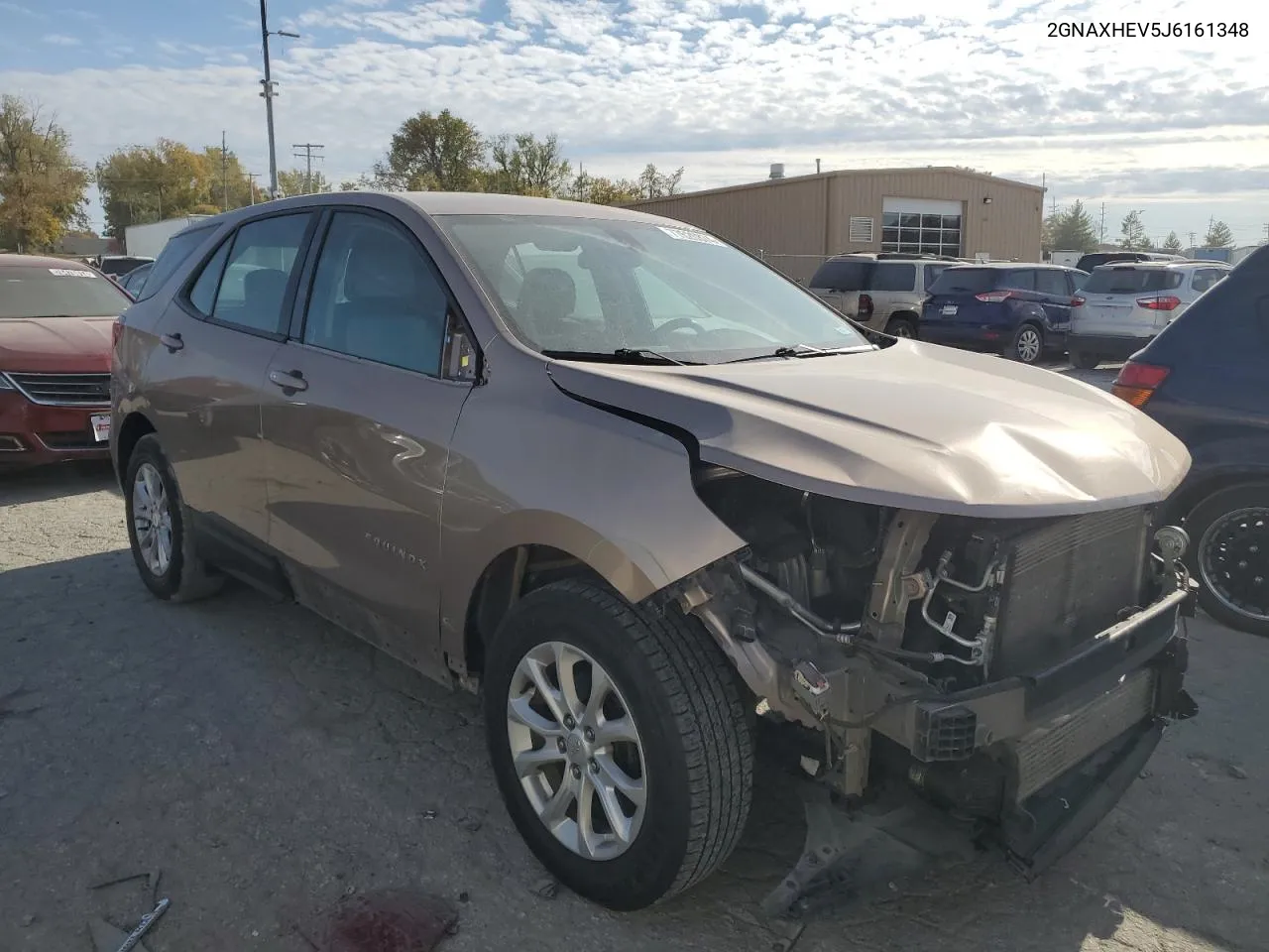 2018 Chevrolet Equinox Ls VIN: 2GNAXHEV5J6161348 Lot: 77626874