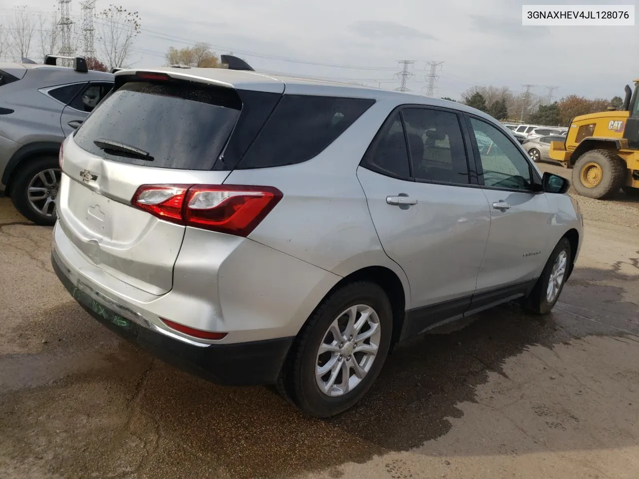 2018 Chevrolet Equinox Ls VIN: 3GNAXHEV4JL128076 Lot: 77651684