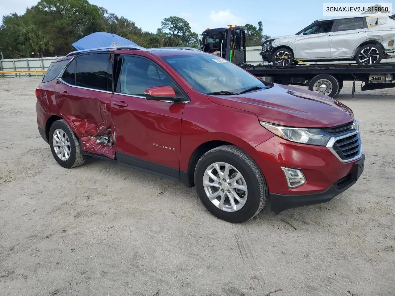 2018 Chevrolet Equinox Lt VIN: 3GNAXJEV2JL319860 Lot: 77669034