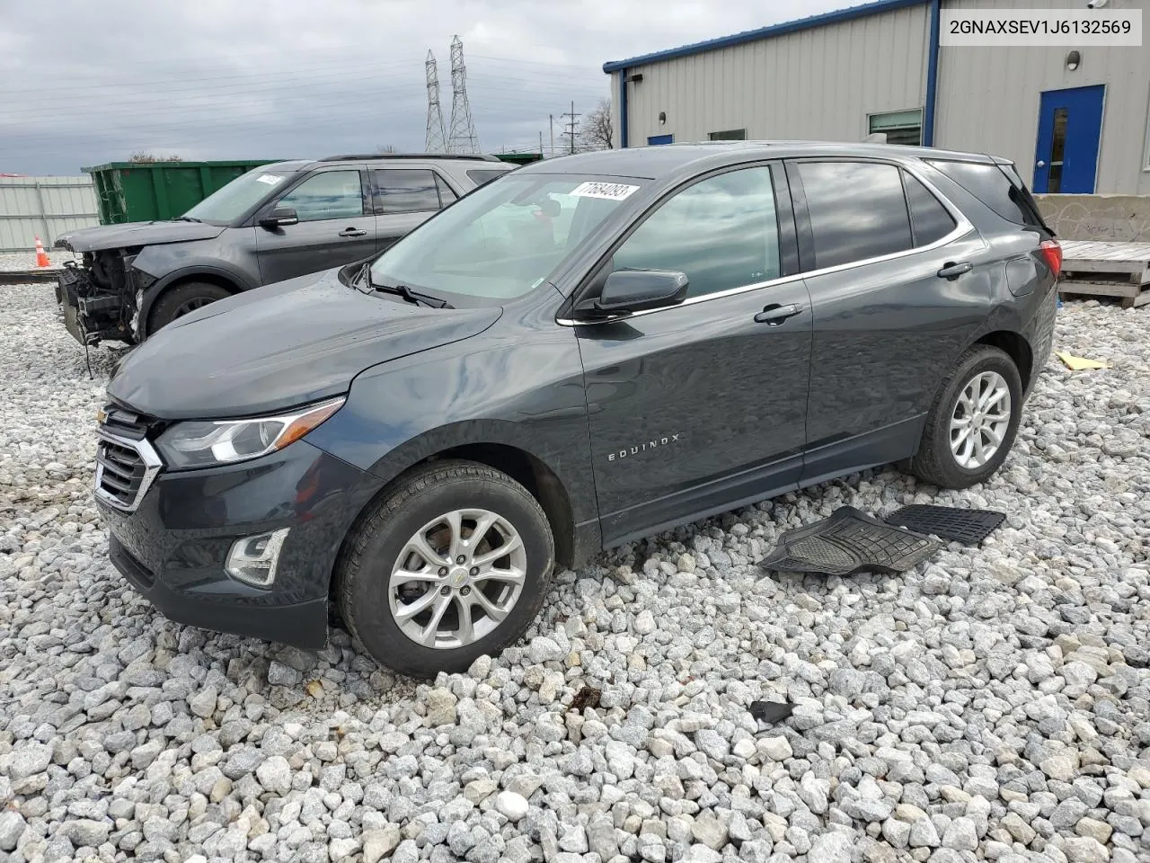 2018 Chevrolet Equinox Lt VIN: 2GNAXSEV1J6132569 Lot: 77684093