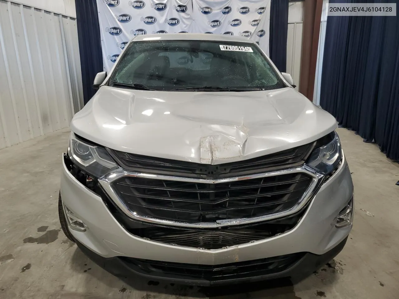 2018 Chevrolet Equinox Lt VIN: 2GNAXJEV4J6104128 Lot: 77695194