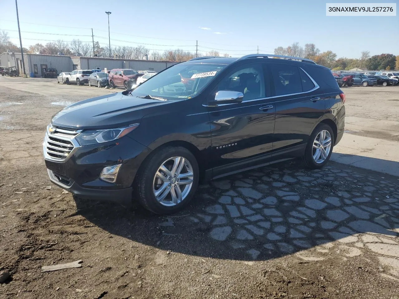 2018 Chevrolet Equinox Premier VIN: 3GNAXMEV9JL257276 Lot: 77739534