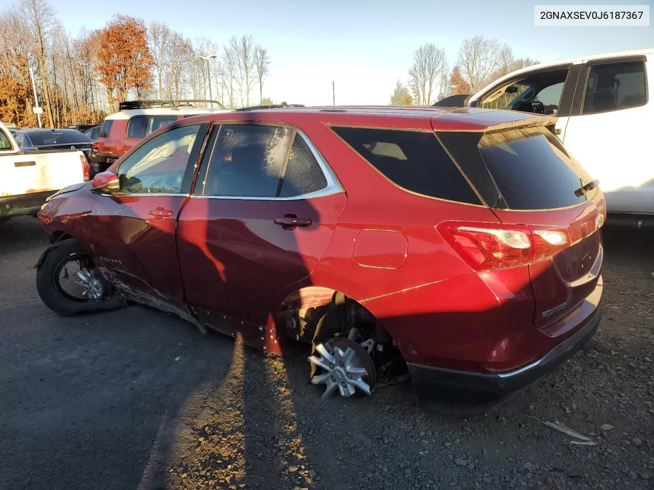 2018 Chevrolet Equinox Lt VIN: 2GNAXSEV0J6187367 Lot: 77743254