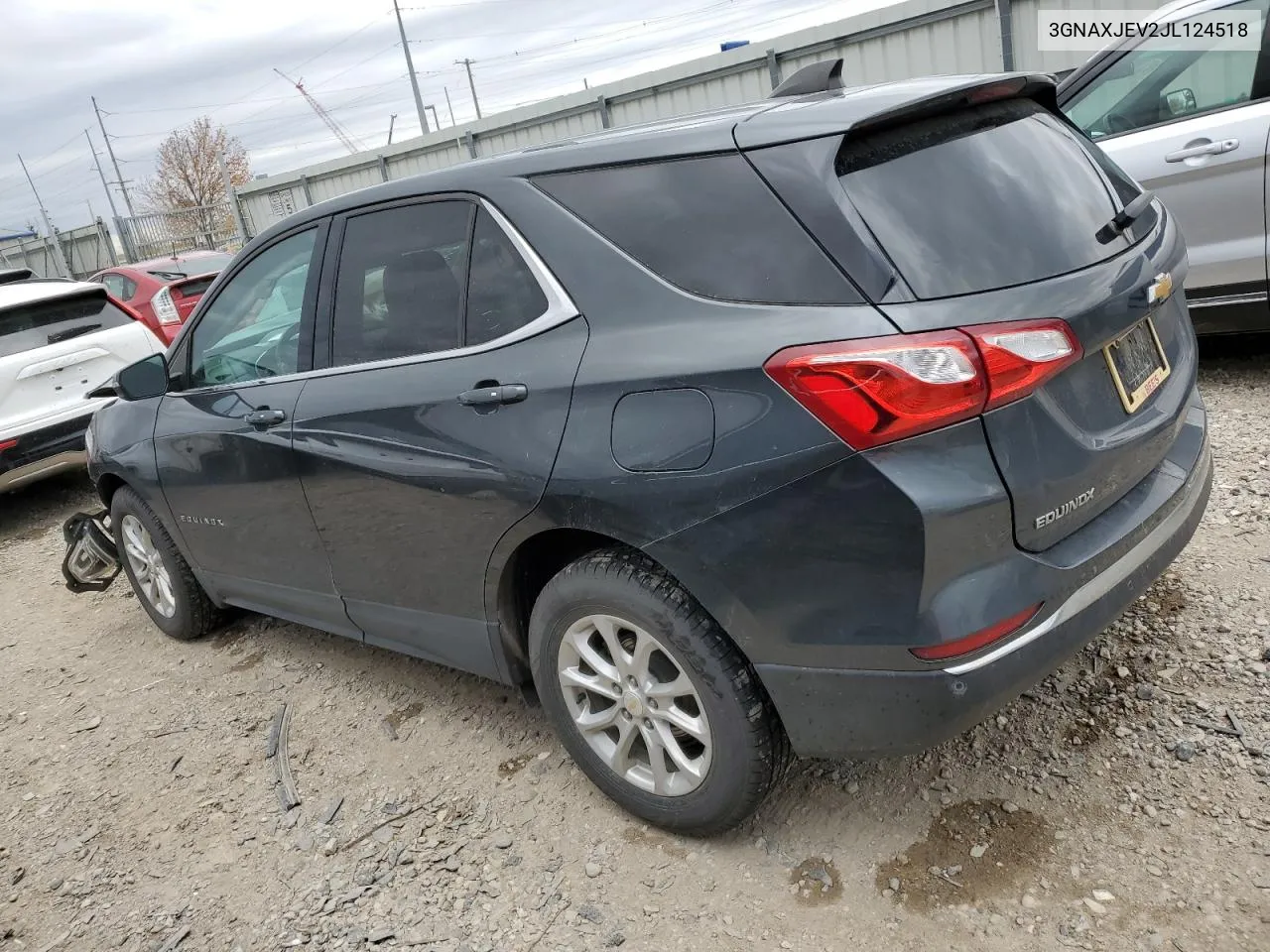 2018 Chevrolet Equinox Lt VIN: 3GNAXJEV2JL124518 Lot: 77746534