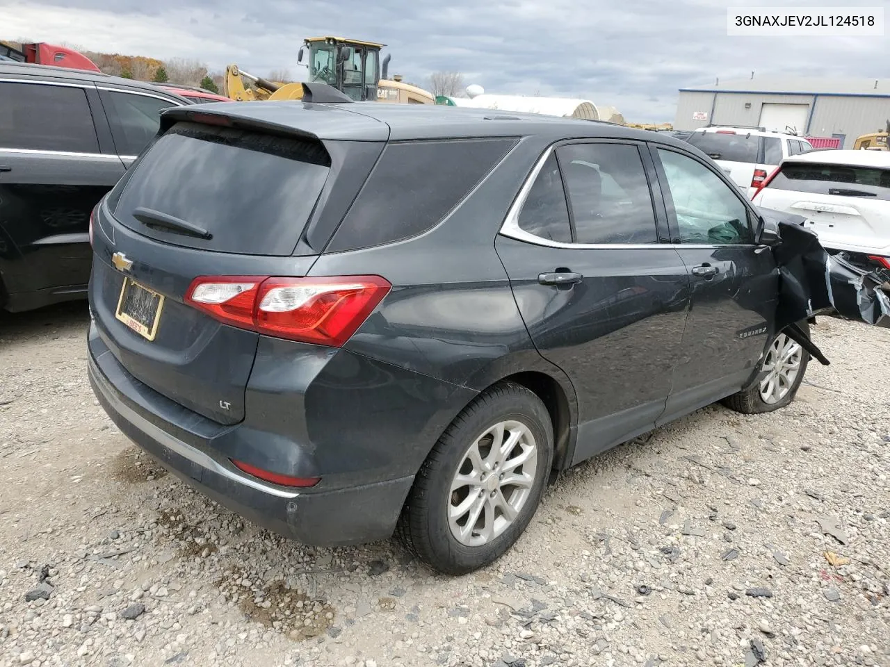 2018 Chevrolet Equinox Lt VIN: 3GNAXJEV2JL124518 Lot: 77746534