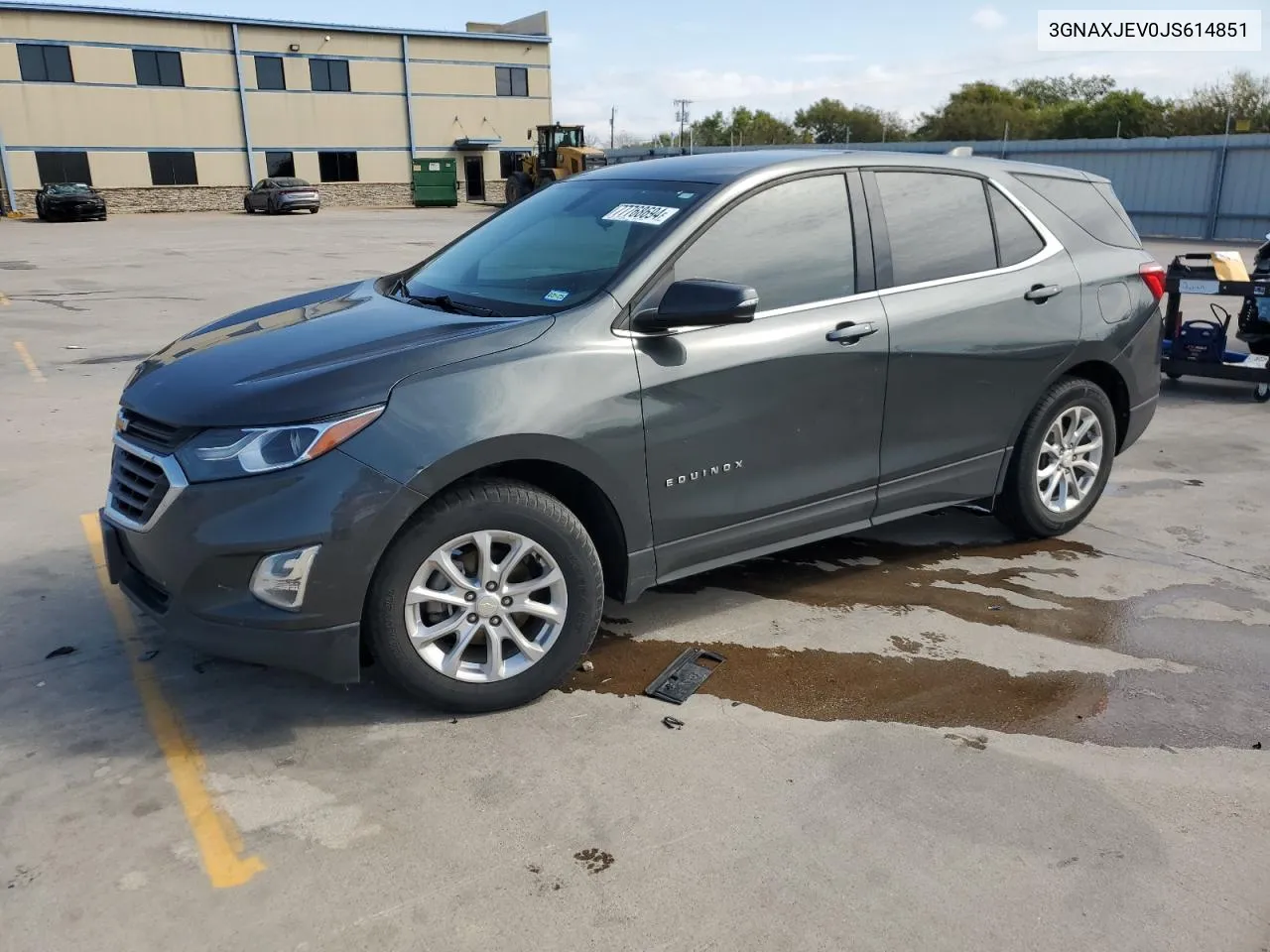 2018 Chevrolet Equinox Lt VIN: 3GNAXJEV0JS614851 Lot: 77768694