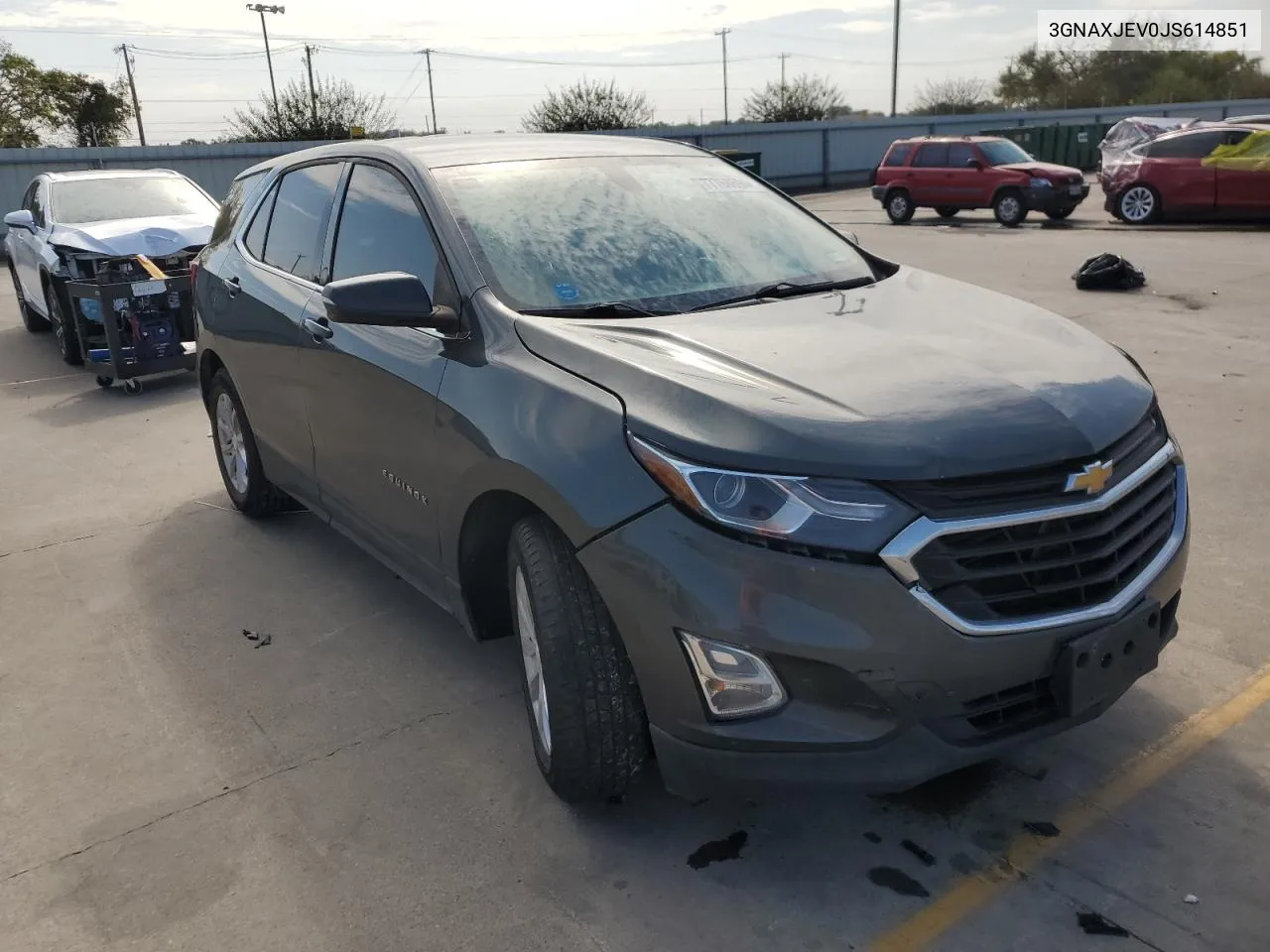 2018 Chevrolet Equinox Lt VIN: 3GNAXJEV0JS614851 Lot: 77768694