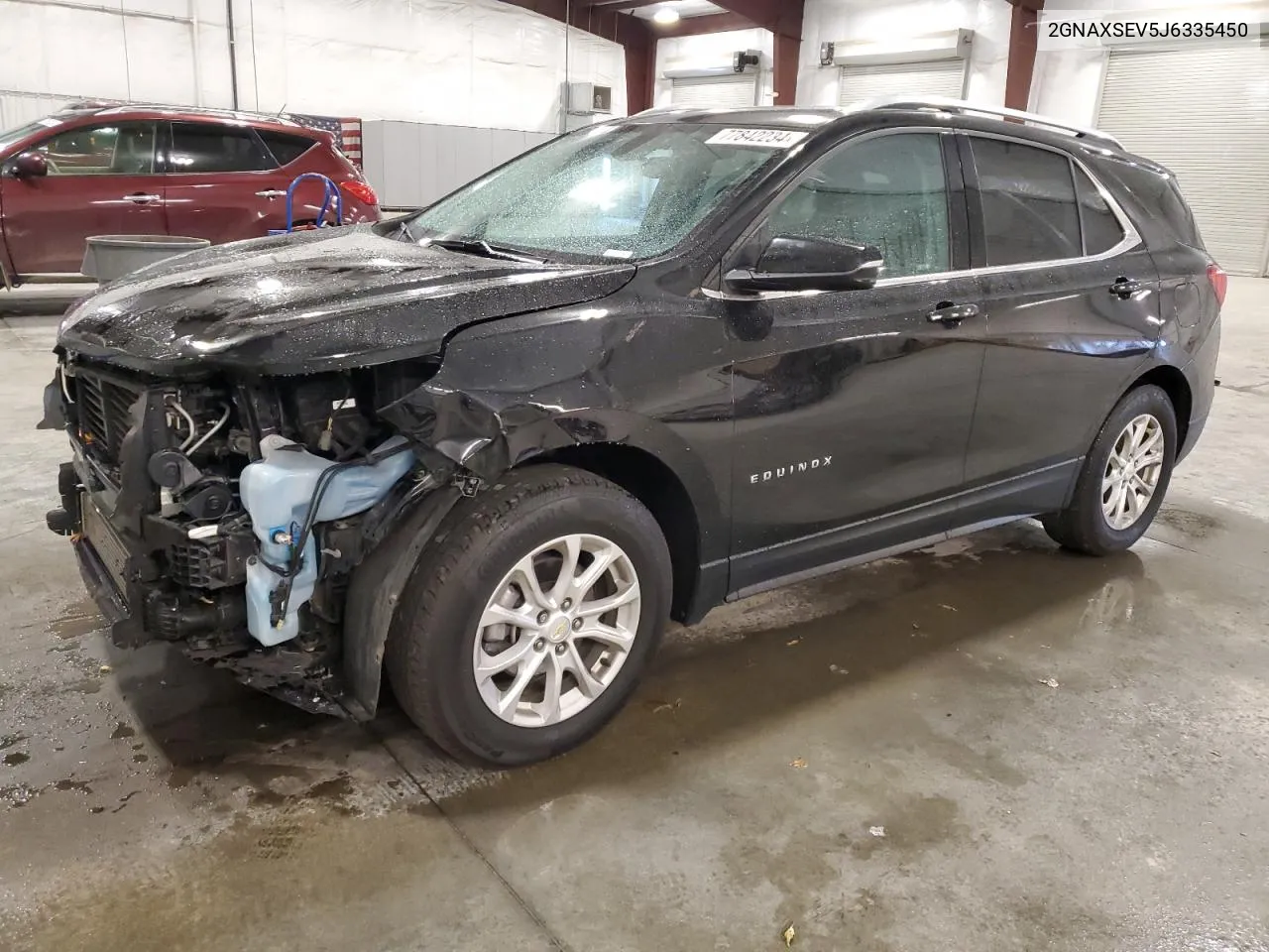 2018 Chevrolet Equinox Lt VIN: 2GNAXSEV5J6335450 Lot: 77842234