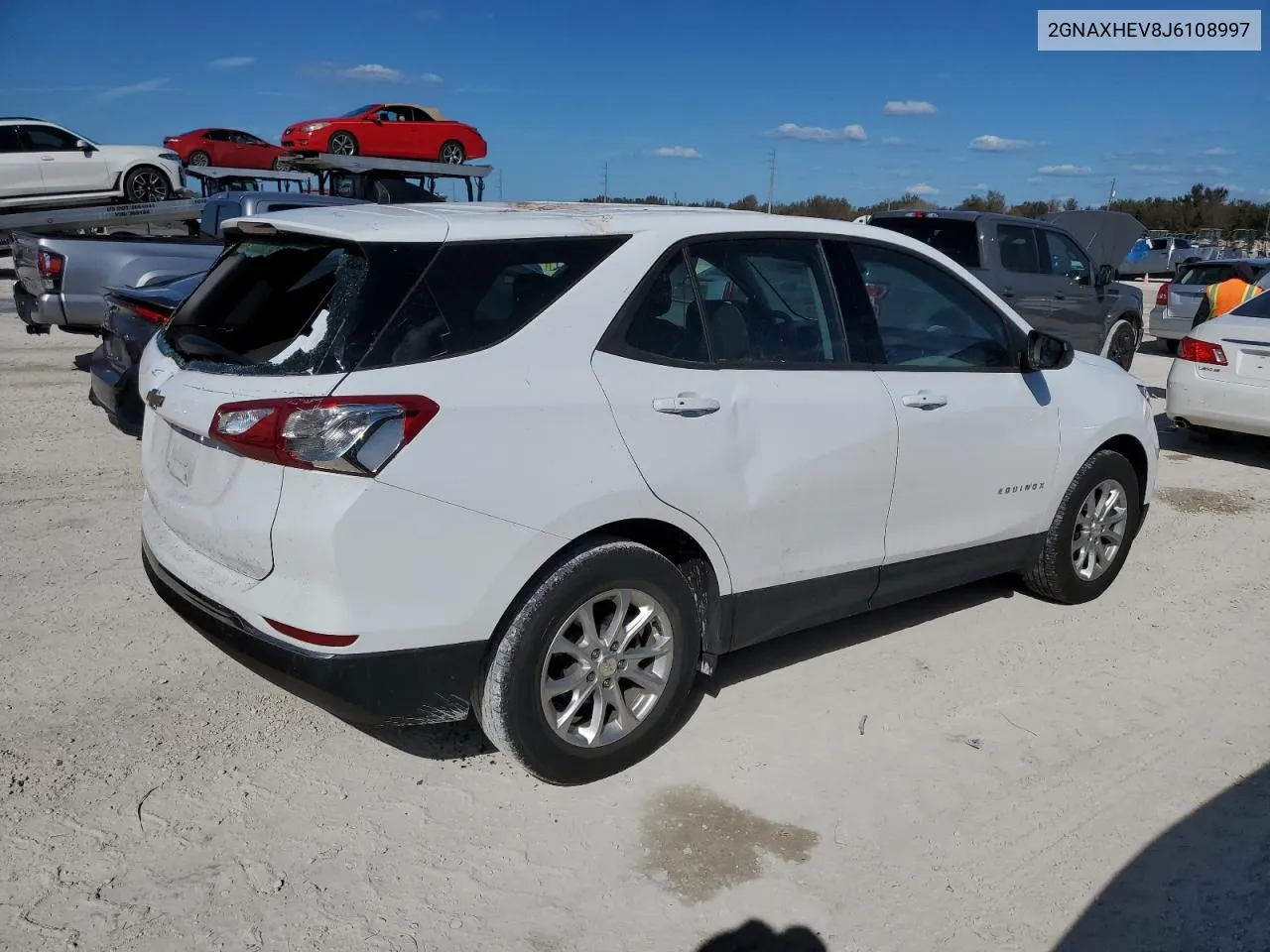 2GNAXHEV8J6108997 2018 Chevrolet Equinox Ls