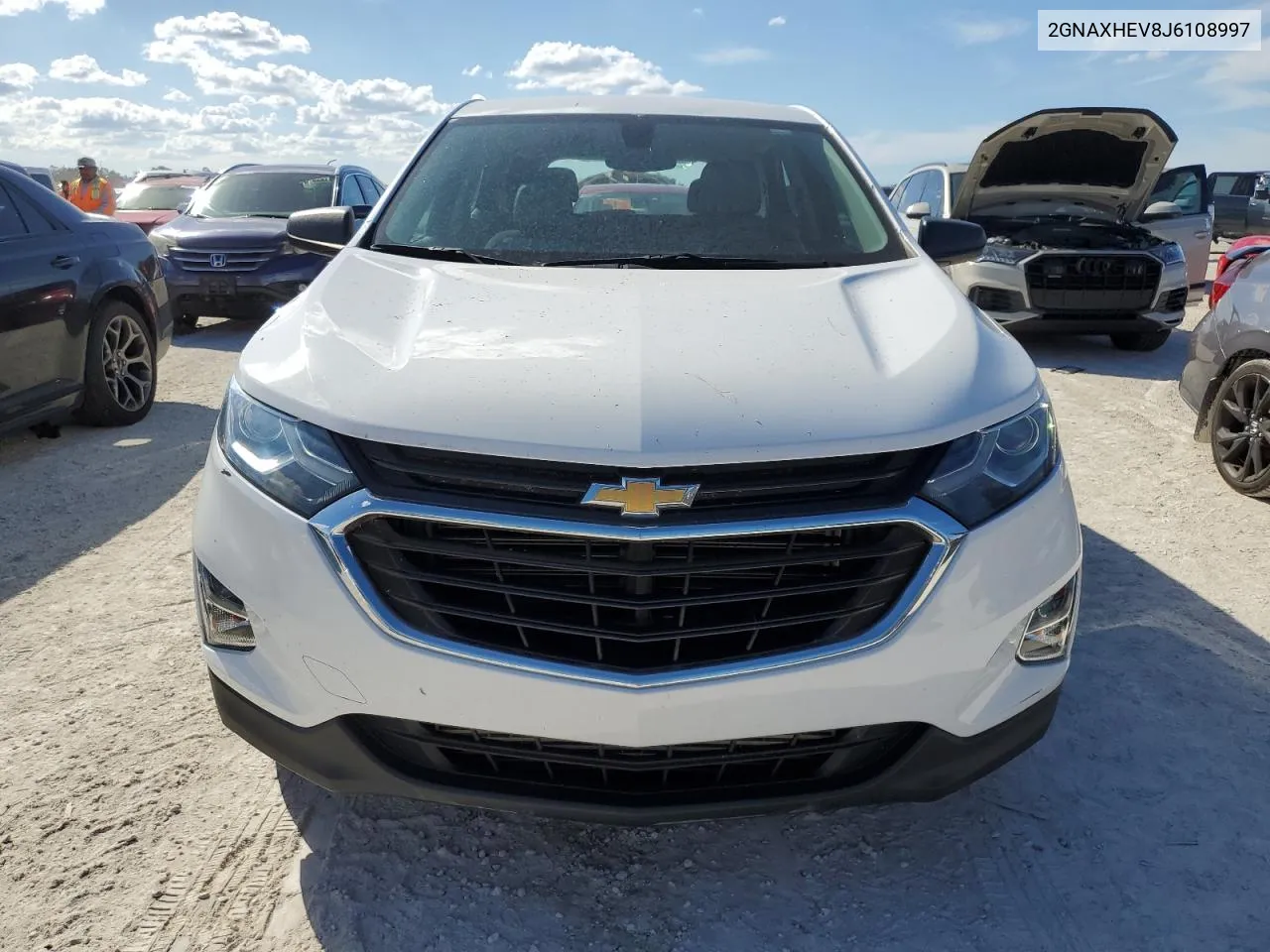 2018 Chevrolet Equinox Ls VIN: 2GNAXHEV8J6108997 Lot: 77948934