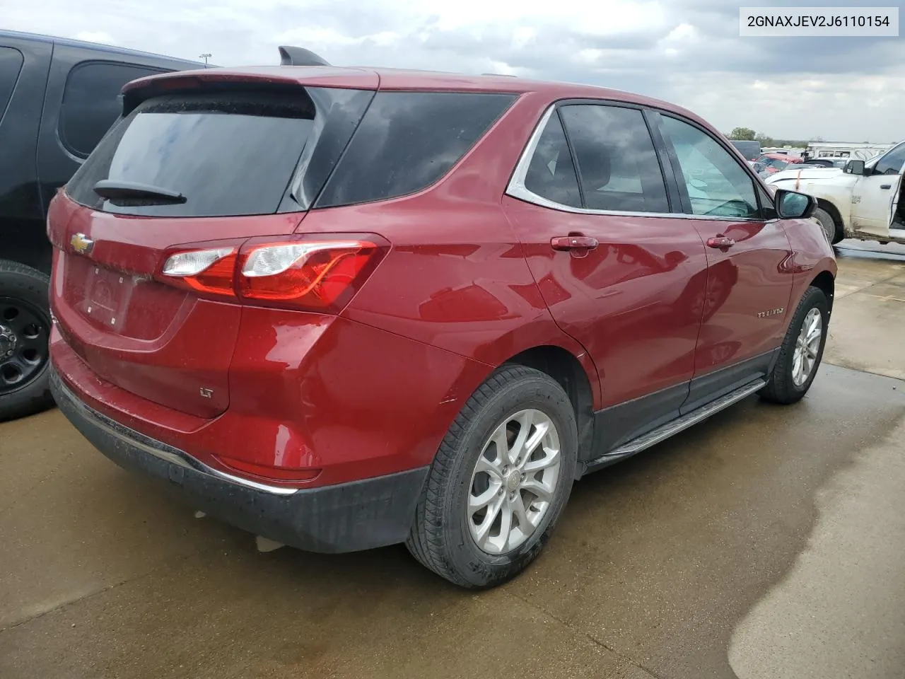 2018 Chevrolet Equinox Lt VIN: 2GNAXJEV2J6110154 Lot: 77980504