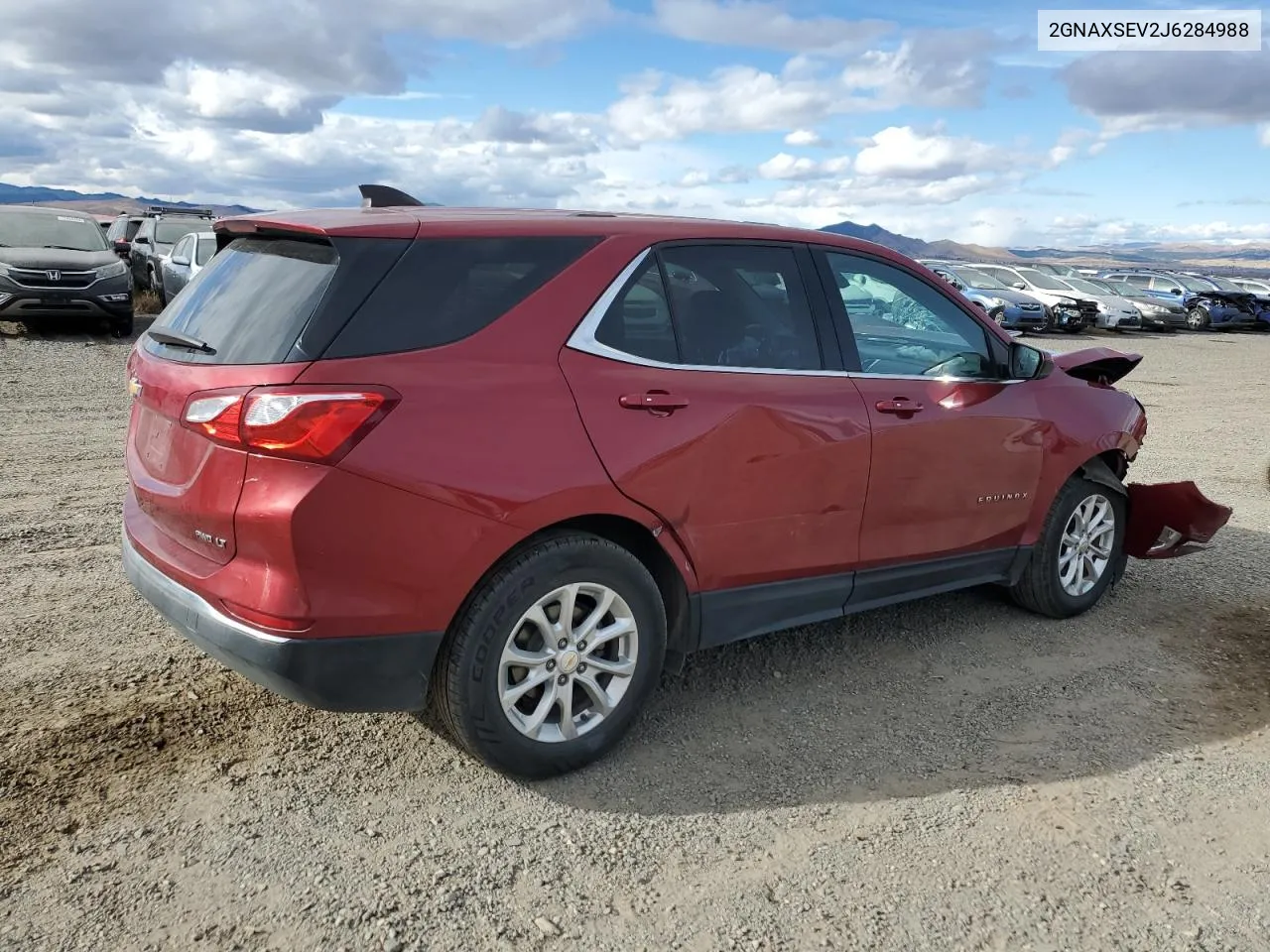 2018 Chevrolet Equinox Lt VIN: 2GNAXSEV2J6284988 Lot: 77993884