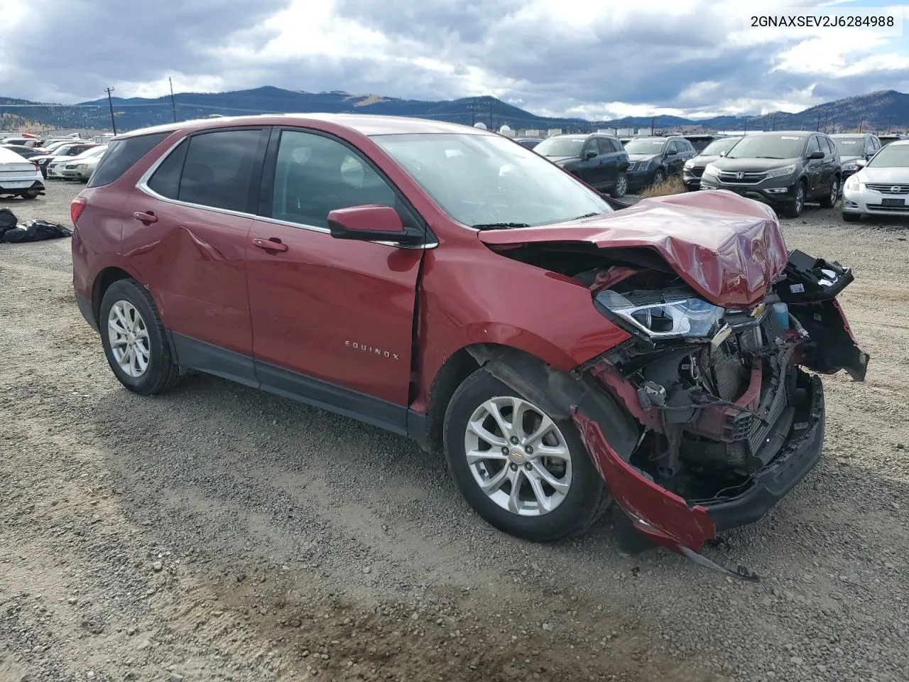 2018 Chevrolet Equinox Lt VIN: 2GNAXSEV2J6284988 Lot: 77993884