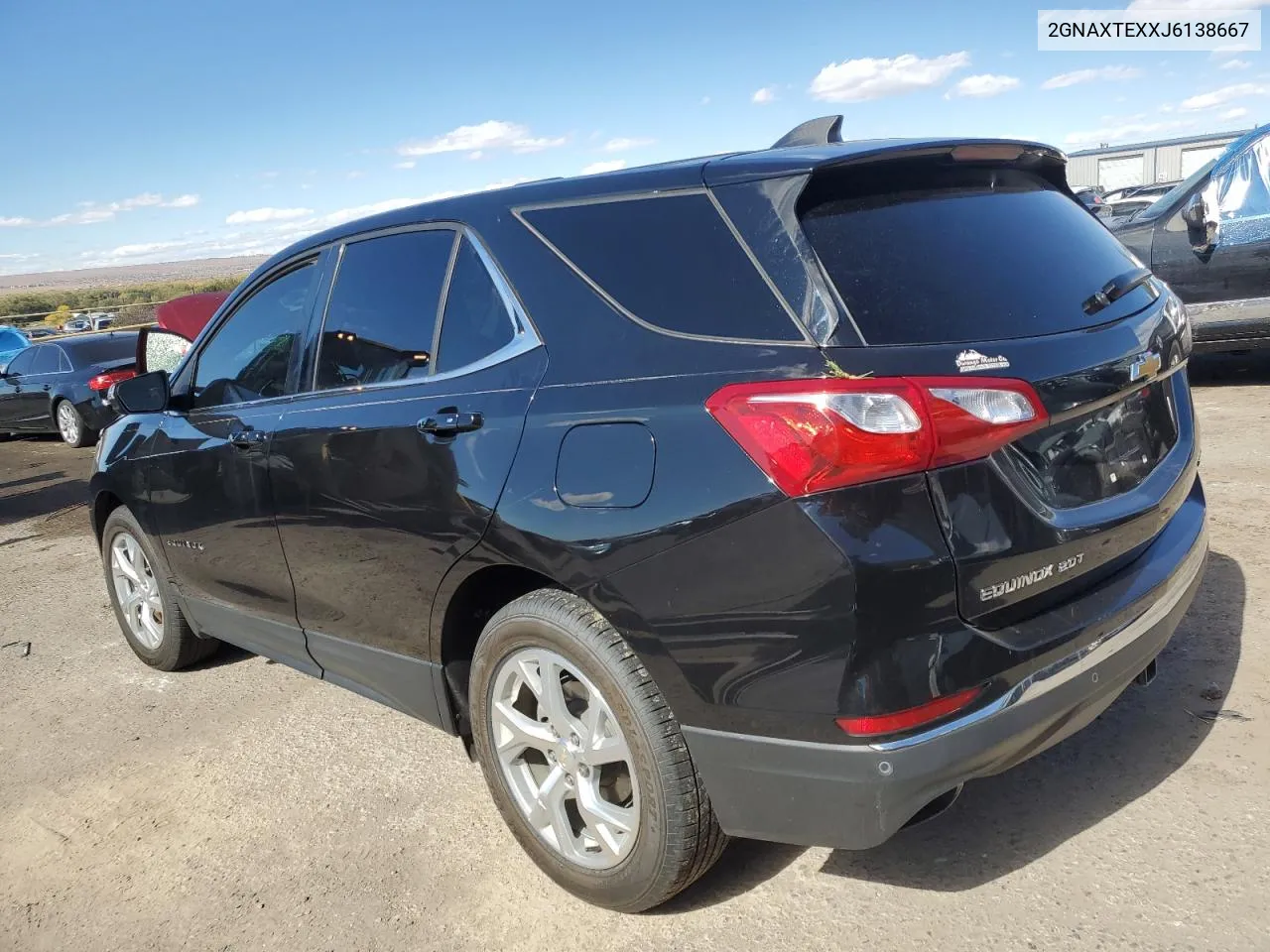 2018 Chevrolet Equinox Lt VIN: 2GNAXTEXXJ6138667 Lot: 77997704