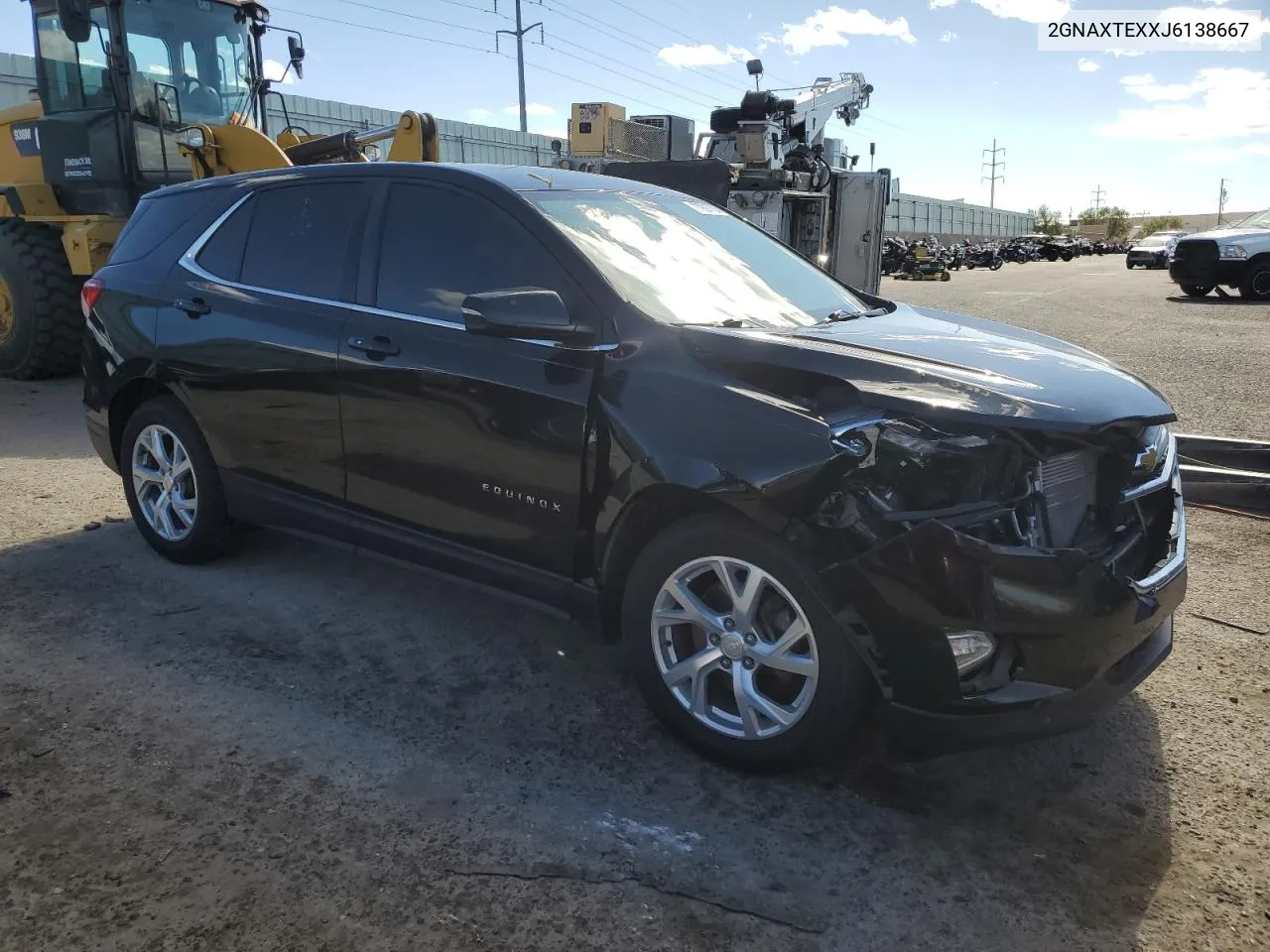 2018 Chevrolet Equinox Lt VIN: 2GNAXTEXXJ6138667 Lot: 77997704