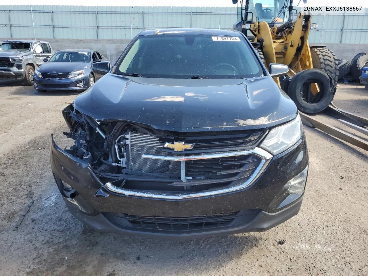 2018 Chevrolet Equinox Lt VIN: 2GNAXTEXXJ6138667 Lot: 77997704